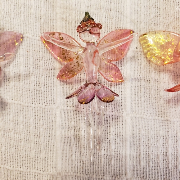 Glass fairy ornaments - Picture 3 of 6